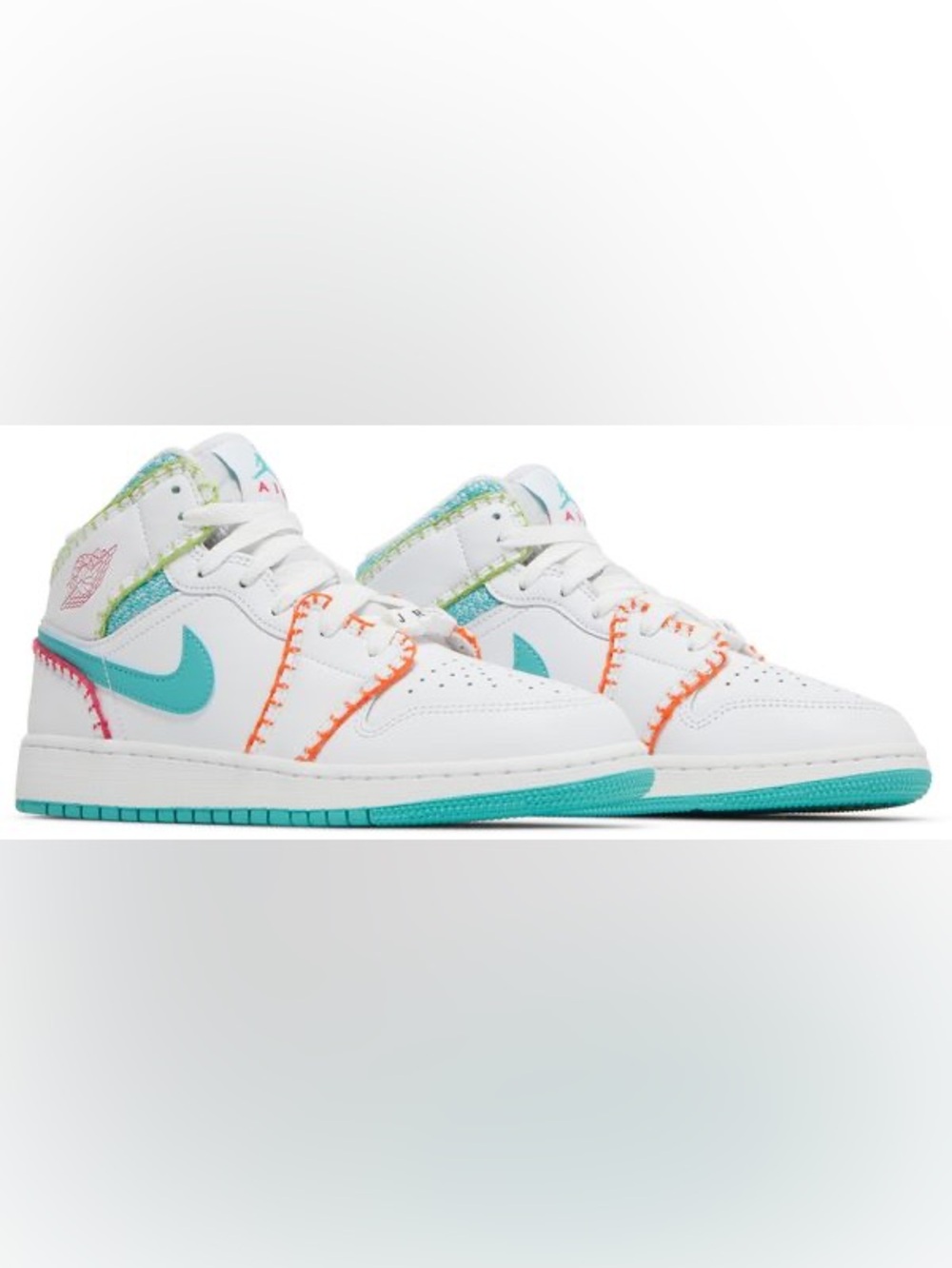 2022 Air Jordan 1 Mid SE GS 'Multi Knit 6.5Y